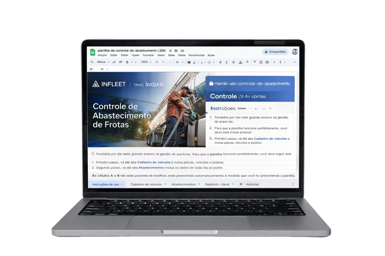 Planilha de Controle de Abastecimento de Frotas