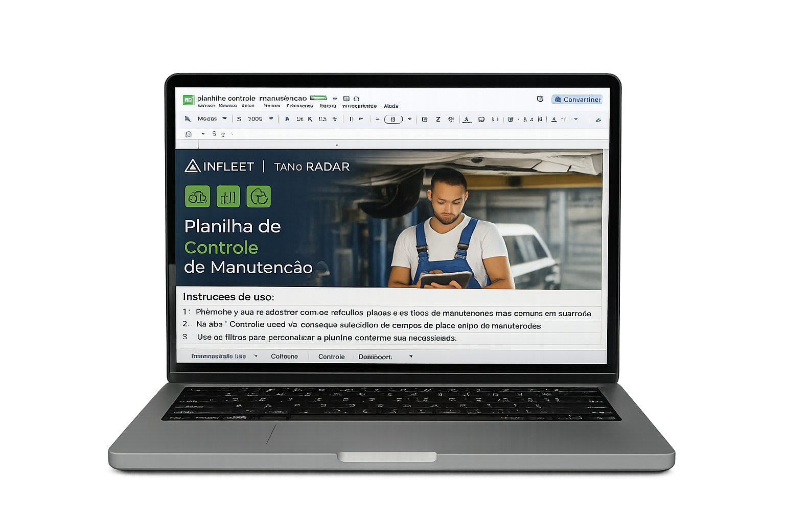 Planilha de Controle de Abastecimento de Frotas